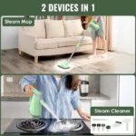 [Amazon US, 34% OFF] 2-in-1 Steam Mop & Handheld Steamer for Hardwood, Tile, Grout & Furniture – $65.99