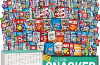 [Amazon US, 56% OFF] 200-Count Snack Box Care Package Variety Pack – Assorted Candies, Chips, Crackers & Bars – $34.97