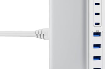 USB C Charger 200W USB C Charger Block,Upgraded GaN III 8-Port Fast Charging Station Hub,PD 65W Laptop Charging Adapter Compatible with MacBook $29 (17%Off)