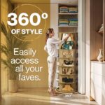 Amazon US – 63% OFF – 7-Tier Rotating Shoe Rack Tower, 360° Spinning Round Organizer for Closet or Entryway – $73.19 (reg $199.99)