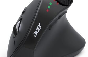 [Mouse]Acer Ergonomic Wireless Mouse w/ Side Scroll Wheel and Dual Modes 4000 DPI – F/S – $18 w/ code M70332FF