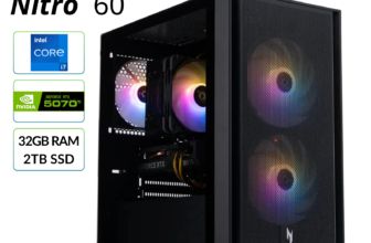 [Prebuilt] Acer Nitro 60 Desktop i7-14700F, 5070 Ti, 32GB, 2TB SSD Refurbished – $1511.24