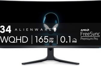 [Monitor] 34″ Alienware Curved QD-OLED Ultrawide 165Hz – $499.99