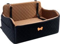 Amazon US – 38% OFF Dog Car Booster Seat with Memory Foam & Dual Safety Leashes (Up to 55 lbs) – $49.99
