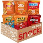 Amazon US – 31% OFF – Frito-Lay Cheesy Mix 6 Flavor Variety Pack, Single Serve Bags (40 Pack) – $19