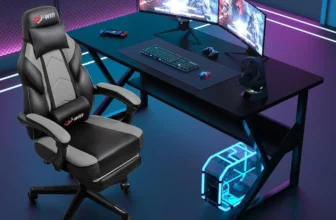[Amazon US, 33% OFF] Gaming Chair for Adults with Massage Support and 360° Swivel – $99.98