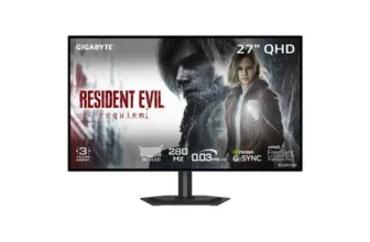 [Monitor] GIGABYTE MO27Q28G 27″ QHD 1440P 280Hz with AMD FreeSync Premium Pro & G-SYNC Compatible 0.03ms HDR500 USB-C 4th Gen WOLED Primary RGB Tandem OLED Panel – $499.99 (w/ code SSF3385) @ Newegg