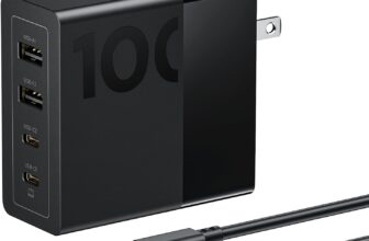 Lenovo 100W USB C Charger, 4-Port Multi-Device Fast Charging $44.99 (12%Off)