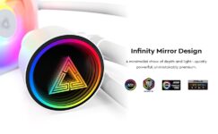 [Cooler] White AIO MONTECH LightFlow ARGB 360 CPU Liquid Cooler $45.99 (or $41.39 AC YMMV)