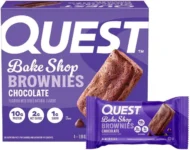 [Amazon US, 52% OFF] Quest Nutrition Bake Shop, Chocolate Brownies, 10g Protein, 2g Net Carbs, 1g Sugar, 4 Count – $5.13