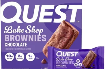 [Amazon US, 52% OFF] Quest Nutrition Bake Shop, Chocolate Brownies, 10g Protein, 2g Net Carbs, 1g Sugar, 4 Count – $5.13