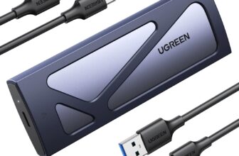 [SSD] UGREEN 10Gbps USB C External M.2 NVMe SSD to USB Tool-Free Enclosure – $15.98 (30% off)