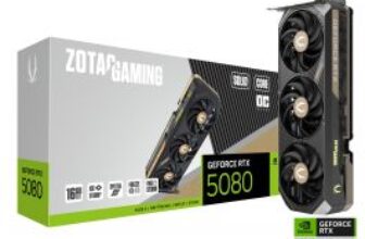 [GPU] ZOTAC GAMING GeForce RTX 5080 SOLID CORE OC – $1250