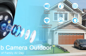 2-Pack 2K Light Bulb Security Cameras for Outdoor Use – $21.99