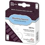 3L Scrapbook Adhesives 500-Pack Mounting Squares for $2.99