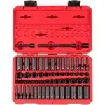 Tekton 61-Piece 1/4″ Drive Shallow and Deep 6-Point Impact Socket Set for $123.80