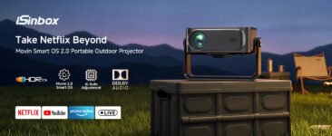 4K Outdoor Projector with WiFi and Bluetooth for $99.99