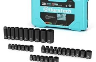 38-Piece DURATECH Impact Socket Set Now $25