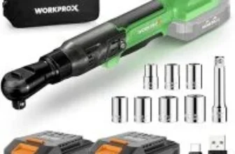 Workprox 20V Cordless Electric Ratchet Wrench Kit with 2 Batteries for $58.84