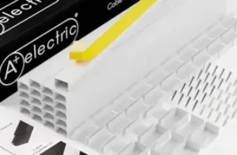 20-Piece A+ Electric 315″ Cable Raceways Management Kit for $25