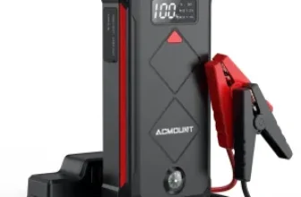 Acmount 20000mAh 5000A Portable 12V Car Battery Jump Starter for $30