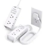 Addtam Cruise Essentials 6-Outlets Flat Plug Power Strip (2-Pack) for $9.99