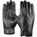 Aegend Men’s Genuine Cowhide Leather Touchscreen Gloves – $14.99 ($39.99 Original)