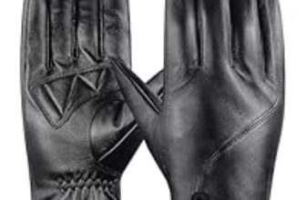 Aegend Men’s Genuine Cowhide Leather Touchscreen Gloves – $14.99 ($39.99 Original)