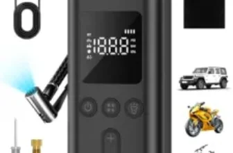 AIRSURE Cordless 150PSI Tire Inflator & Portable Air Compressor for $9.49