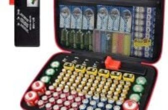 Alkoo 138-Battery Organizer with Tester for $10.79