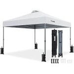 Amada 10ft x 10ft Pop Up Canopy for $52.59 – Includes 8 Stakes & 4 Sand Bags