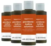 4-Pack Amazon Basics 10% Povidone Iodine Antiseptic for $6.08