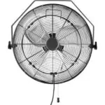 Amazon Basics 18″ Outdoor Wall-Mounted Heavy-Duty Misting Fan for $38.69
