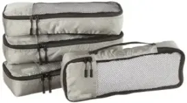 Amazon Basics 4-Piece Slim Packing Cubes Set for $6.79