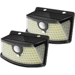 2-Pack Aootek Solar Motion Sensor Lights with 120 LEDs for $8.99