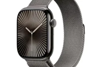 Apple Watch Series 10 GPS + Cellular 46mm Smartwatch with Titanium Case for $370