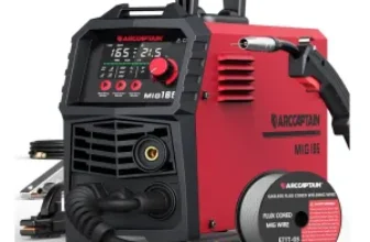 ARCCAPTAIN 165A MIG Welder 110V/220V for $180 – 22% Off
