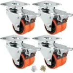 Ashgoob 2″ Double-Wheeled Caster Wheels (4-Pack) for $10.07