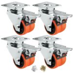 4-Pack ASHGOOB 2″ Dual Caster Wheels for $10