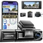 Azdome M550 Max 4K Dual Dash Cam with GPS and 64GB – Now $79.29