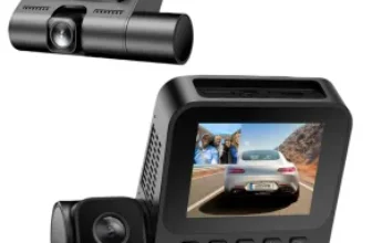 AZDOME V600 1080P Dual Channel Dash Cam with 2.4” Screen for $20