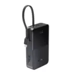 Baseus 20000mAh Power Bank with Built-in Cables for $19.99