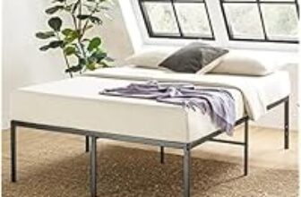 Best Price Mattress 14-Inch Simply Sturdy Metal Platform Bed (Twin) – $32.99 ($61.73 Value)
