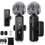 2-Pack BILIWAL Wireless Lavalier Microphone for $7.99