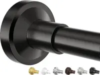 Bonpally Adjustable Tension Curtain Rod 32-75 Inches for $7.66
