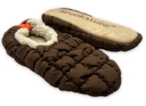 Brookstone Men’s Quilted Puffer Slipper Socks Now $9.99