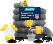 Camco Deluxe 20-ft. Sewer Hose Kit with Swivel Fittings & Wye Connector for $53.09