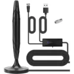 Camkey Indoor TV Antenna with Amplifier for $9.00