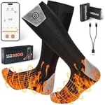 ChieAdt 8000mAh Rechargeable Heated Socks – Now $17.99