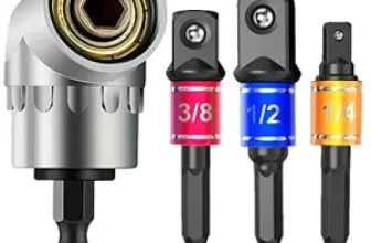 CIGOTU Impact Grade Driver Socket Adapter Extension Set for $9.99